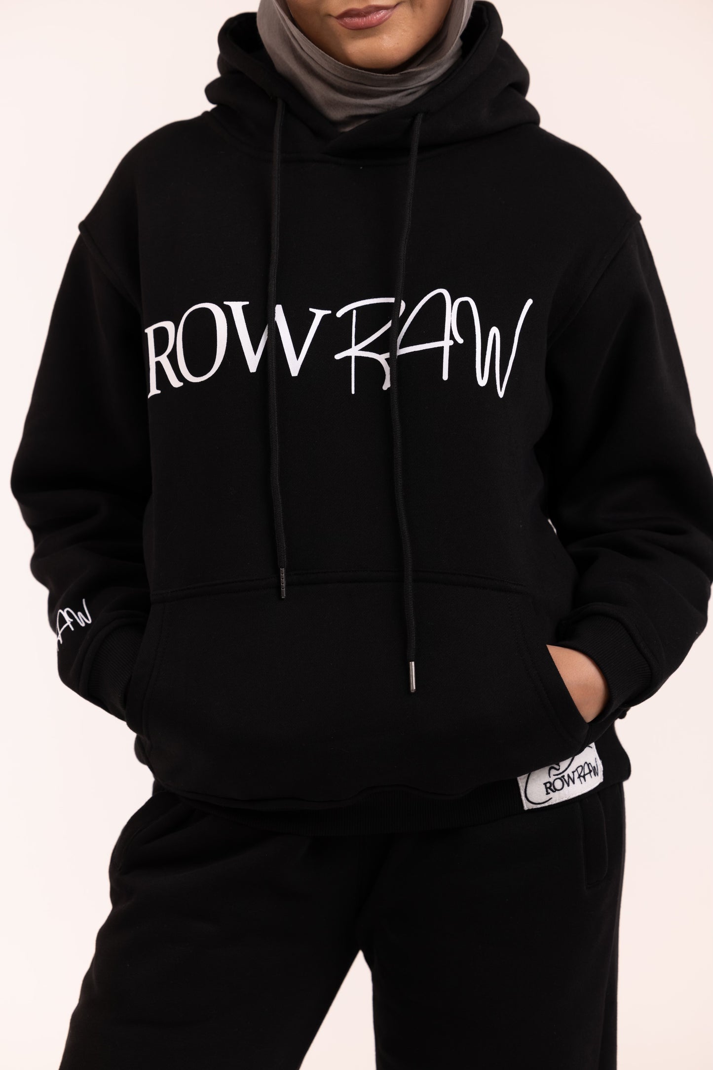 Row Raw Logo Thick Hoodie